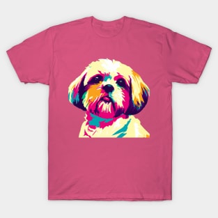 Shih Tzu Pop Art - Dog Lover Gifts T-Shirt